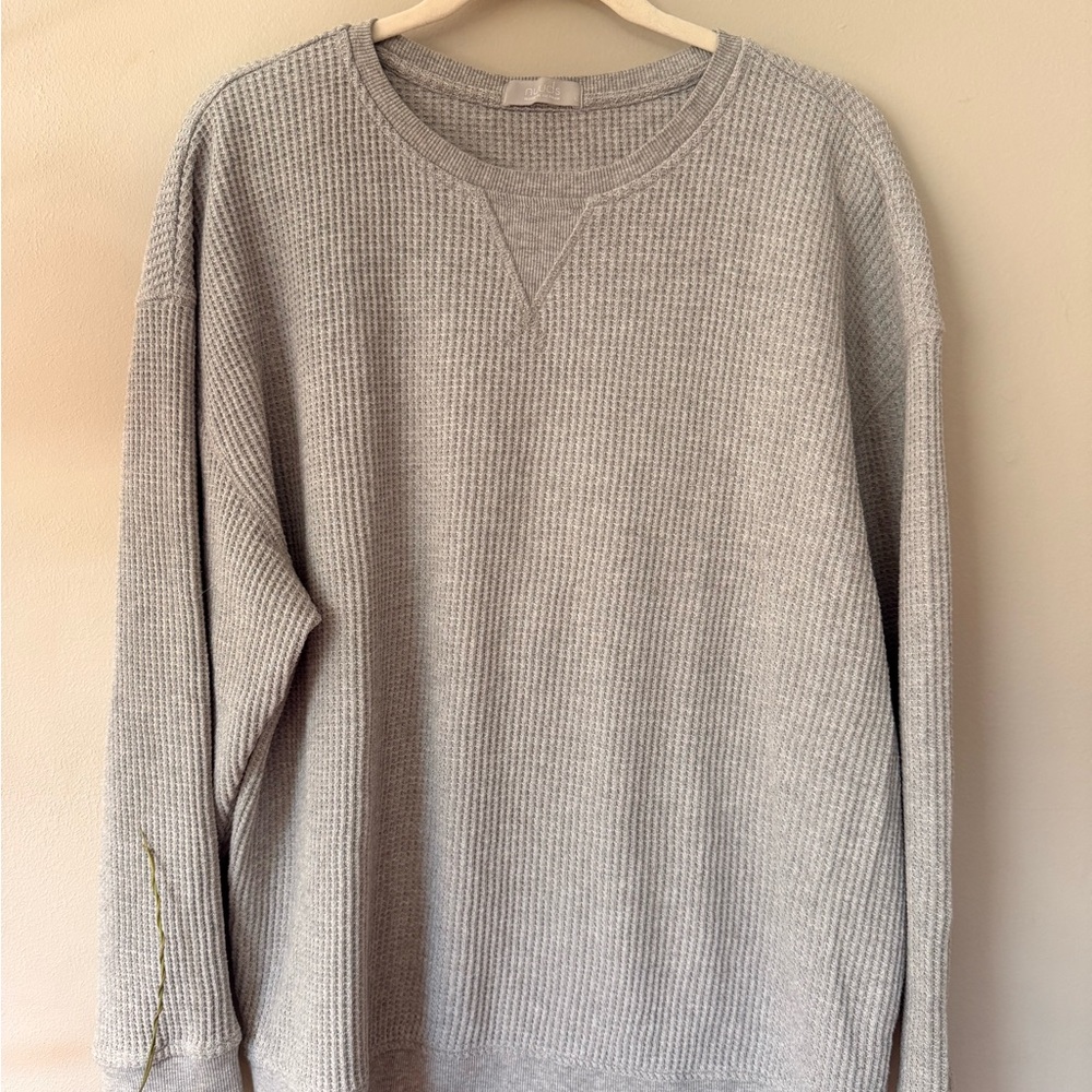 Nuuds Waffle Crewneck